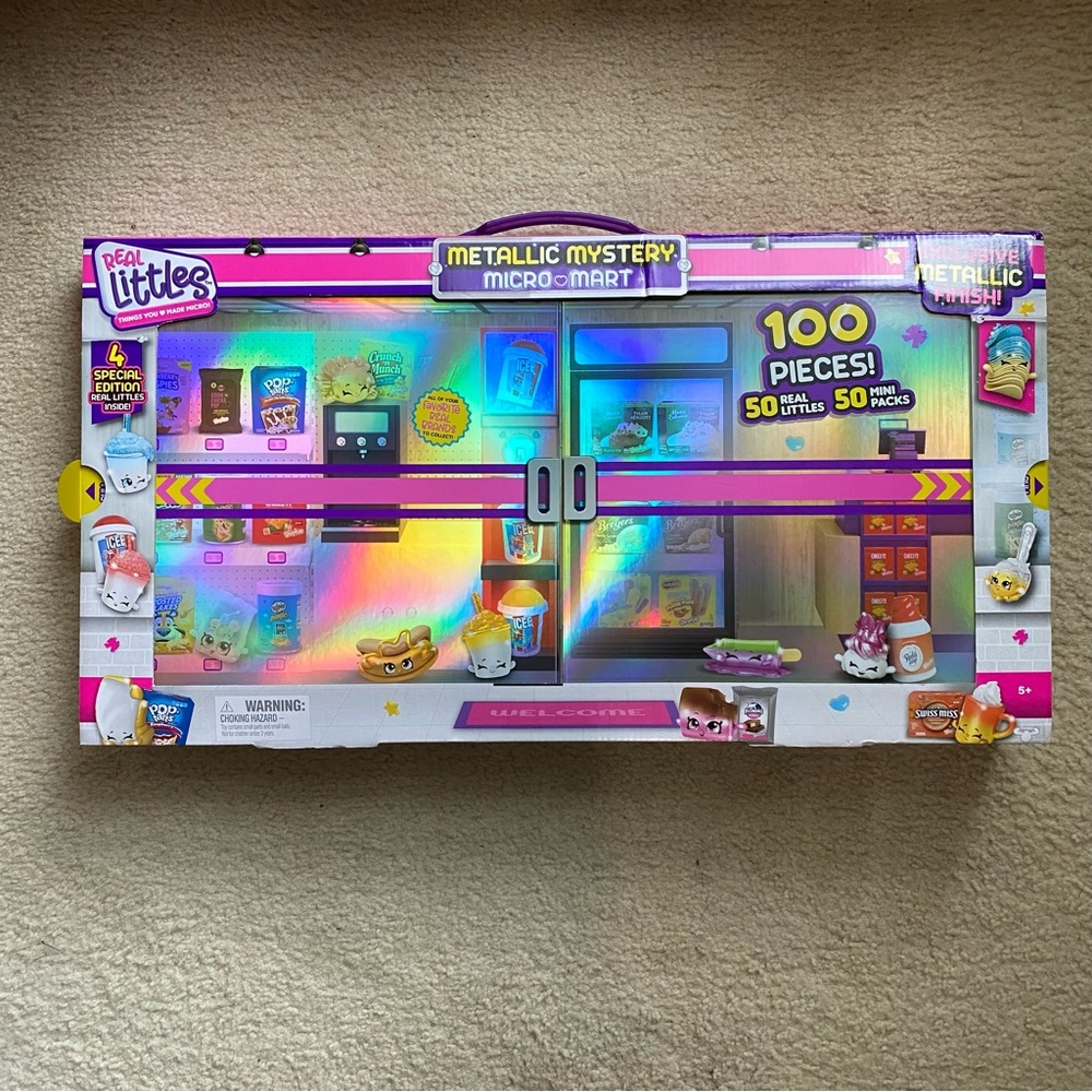 Shopkins Real Littles, Metallic Mystery Micro Mart - 100 Pieces